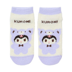 Japan Sanrio Original Fluffy Socks - Kuromi / Bear