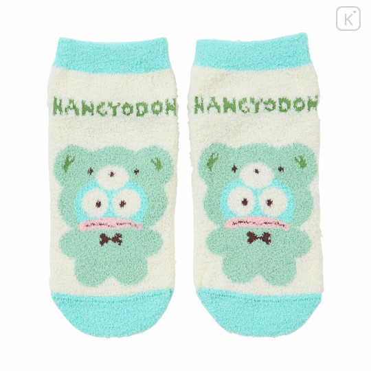 Japan Sanrio Original Fluffy Socks - Hangyodon / Bear - 1