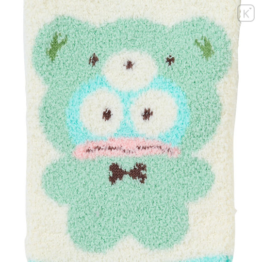 Japan Sanrio Original Fluffy Socks - Hangyodon / Bear - 2