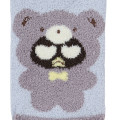 Japan Sanrio Original Fluffy Socks - Badtz-maru / Bear - 2