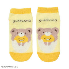 Japan Sanrio Original Fluffy Socks - Gudetama / Bear