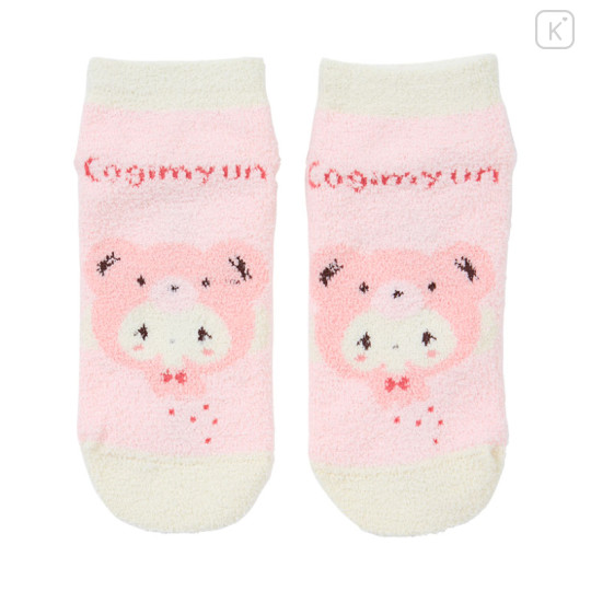 Japan Sanrio Original Fluffy Socks - Cogimyun / Bear - 1