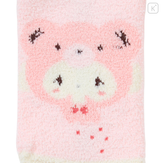 Japan Sanrio Original Fluffy Socks - Cogimyun / Bear - 2