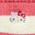 Japan Sanrio Original Warm Socks - Hello Kitty / Stripe - 2