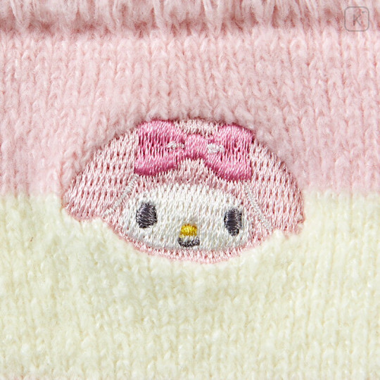 Japan Sanrio Original Warm Socks - My Melody / Stripe - 2