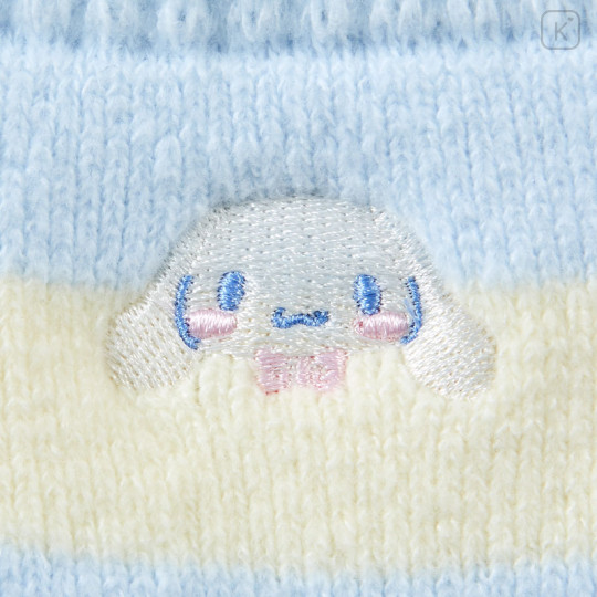 Japan Sanrio Original Warm Socks - Cinnamoroll / Stripe - 2