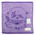 Japan Chiikawa Mini Towel Jacquard Handkerchief - Rakko / Purple - 1