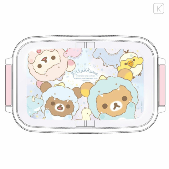 Japan San-X Lunch Box - Rilakkuma / Dinasour - 1