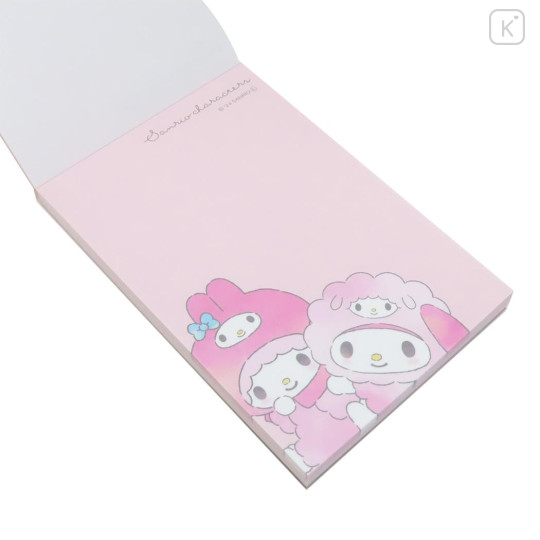 Japan Sanrio Mini Notepad - My Melody & My Sweet Piano / Hug - 2