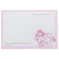 Japan Sanrio Mini Notepad - My Melody & My Sweet Piano / Hug - 3