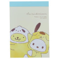 Japan Sanrio Mini Notepad - Pochacco & Pompompurin / Hug - 1