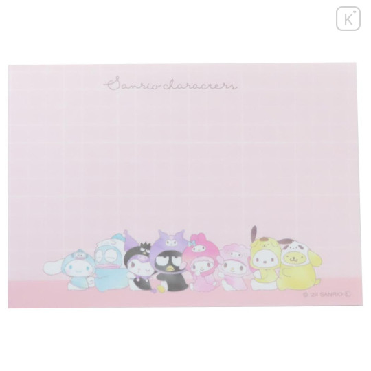 Japan Sanrio Mini Notepad - Characters / Hug - 3