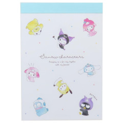 Japan Sanrio Mini Notepad - Characters / Hug Friends