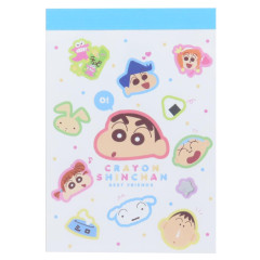 Japan Crayon Shin-chan Mini Notepad - Shinnosuke Nohara / Friends Drawing