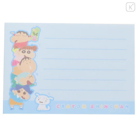 Japan Crayon Shin-chan Mini Notepad - Shinnosuke Nohara / Friends Drawing - 3