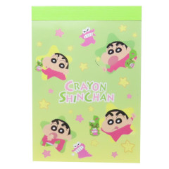 Japan Crayon Shin-chan Mini Notepad - Shinnosuke Nohara / Choco Green