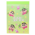 Japan Crayon Shin-chan Mini Notepad - Shinnosuke Nohara / Choco Green - 1