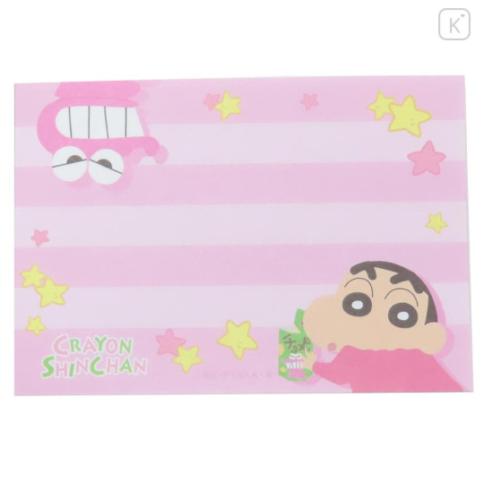 Japan Crayon Shin-chan Mini Notepad - Shinnosuke Nohara / Choco Green - 3