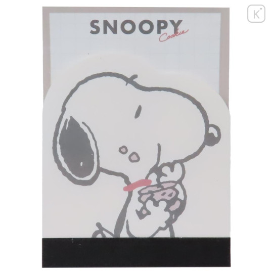 Japan Peanuts Mini Notepad - Snoopy & Woodstock / Cookie - 1