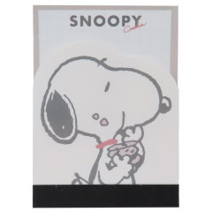 Japan Peanuts Mini Notepad - Snoopy & Woodstock / Cookie