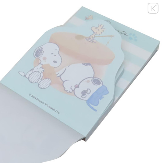 Japan Peanuts Mini Notepad - Snoopy & Woodstock / Brothers Pudding - 2