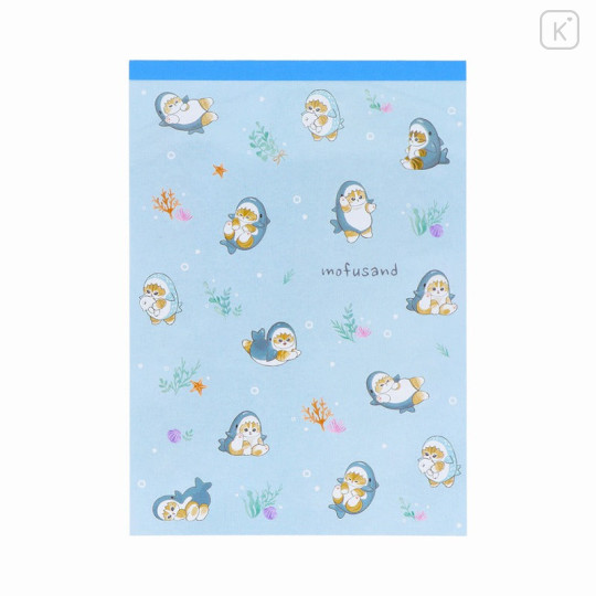 Japan Mofusand A6 Notepad - Cat / Shark Nyan Autumn - 1