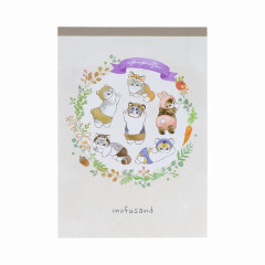 Japan Mofusand A6 Notepad - Cat / Forest Animal Nyan Autumn