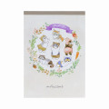 Japan Mofusand A6 Notepad - Cat / Forest Animal Nyan Autumn - 1