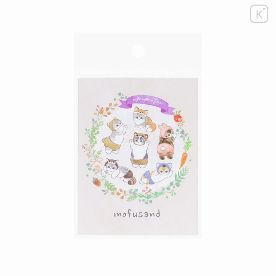 Japan Mofusand Flip Memo Sticky Notes - Cat / Forest Animal Nyan Autumn - 1