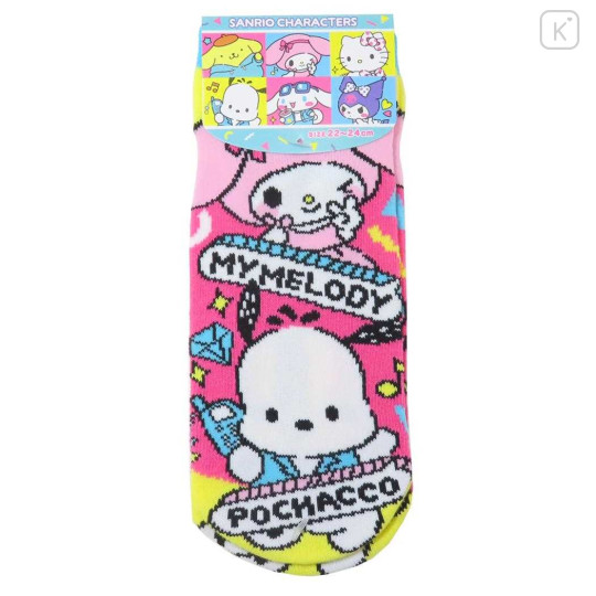 Japan Sanrio Socks - My Melody & Pochacco / Y2K Trend - 1