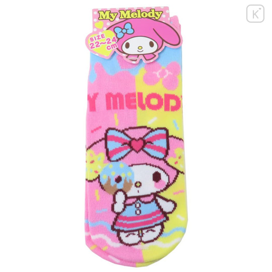 Japan Sanrio Socks - My Melody : Colorful Donut - 1