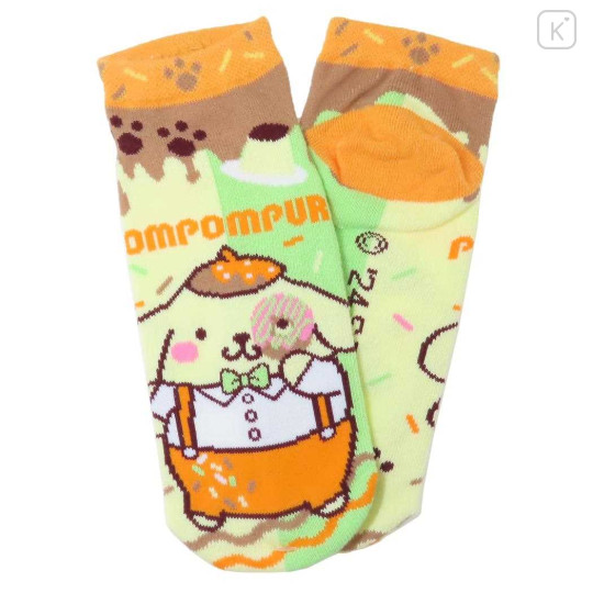 Japan Sanrio Socks - Pompompurin : Colorful Donut - 2