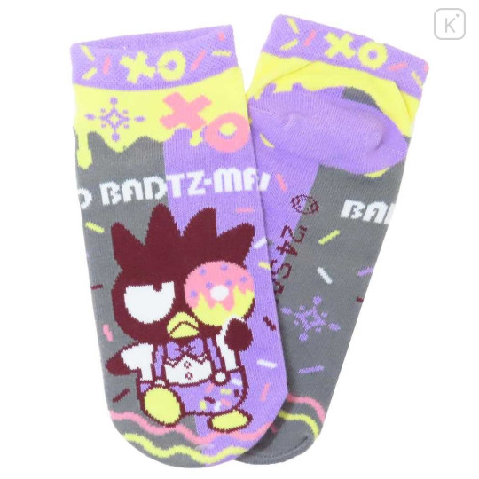 Japan Sanrio Socks - Bad Badtz-maru : Colorful Donut - 2