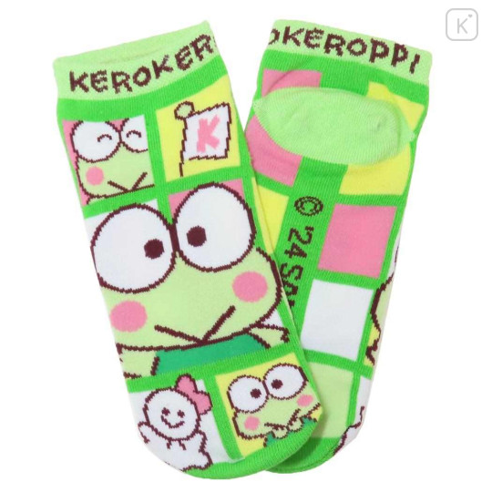 Japan Sanrio Socks - Keroppi / Happy Comic - 2