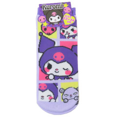 Japan Sanrio Socks - Kuromi / Happy Comic