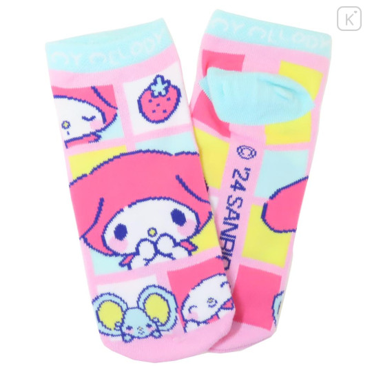 Japan Sanrio Socks - My Melody / Happy Comic - 2