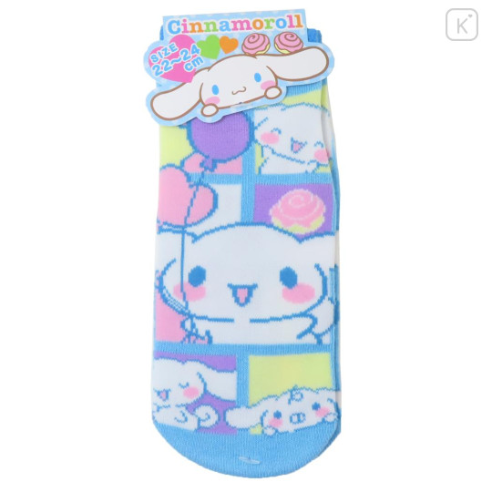 Japan Sanrio Socks - Cinnamoroll / Happy Comic - 1