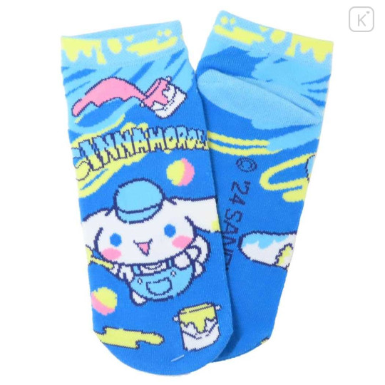 Japan Sanrio Socks - Cinnamoroll / Sky Painting - 2