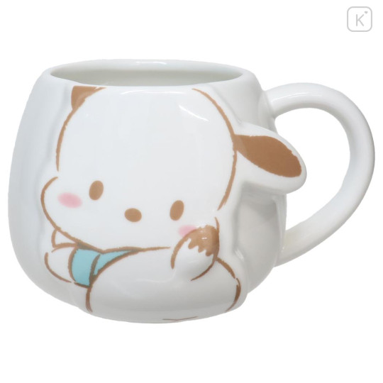 Japan Sanrio Mug - Pochacco / Hug Me - 1