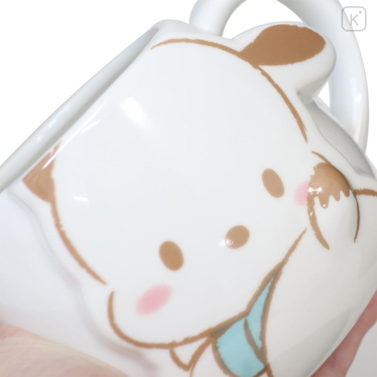 Japan Sanrio Mug - Pochacco / Hug Me - 3