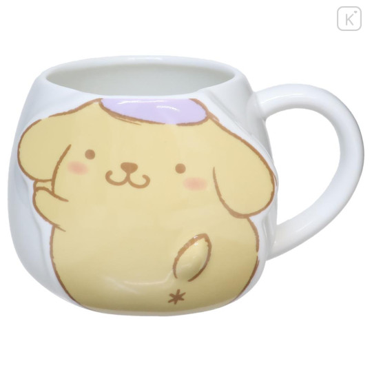 Japan Sanrio Mug - Pompompurin / Hug Me - 1