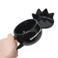 Japan Sanrio Mug with Lid - Badtz-maru / Face - 2