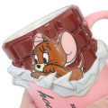 Japan Tom and Jerry Ceramic Mug - Jerry & Chocolate Pink - 3