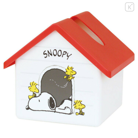 Japan Peanuts Tissue Case - Snoopy & Woodstock / House Relax - 1