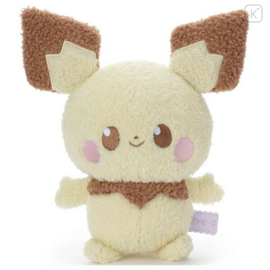 Japan Pokemon Takara Tomy Plush Toy (M) - Pichu / Pokepeace - 1