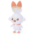 Japan Pokemon Takara Tomy Plush Toy (M) - Scorbunny / Pokepeace - 2