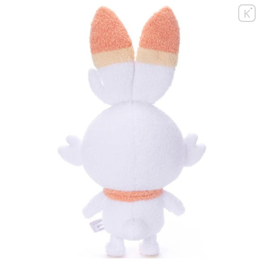 Japan Pokemon Takara Tomy Plush Toy (M) - Scorbunny / Pokepeace - 4