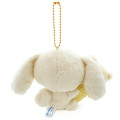 Japan Sanrio Mascot Holder - Cinnamoroll / Relaxing Natural Beige Ice Cream Bear - 3