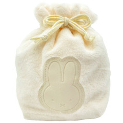 Japan Miffy Drawstring Bag - Miffy / Face Ivory