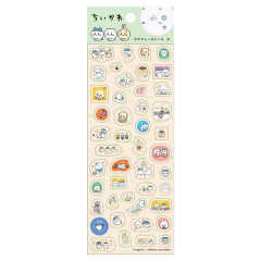 Japan Chiikawa Clear Seal Sticker - Happy Life D